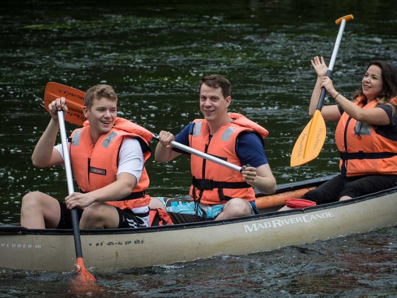 Kanufahrt auf dem Main