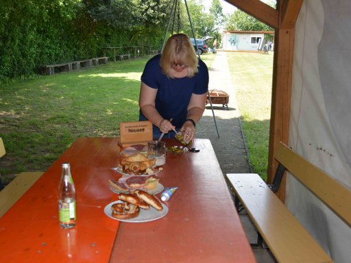 Bau des Containerdaches 2020